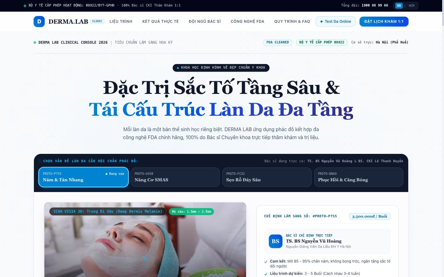 DERMA LAB — Viện Thẩm Mỹ & Da Liễu Y Khoa Công Nghệ Cao Chuẩn FDA Hoa Kỳ