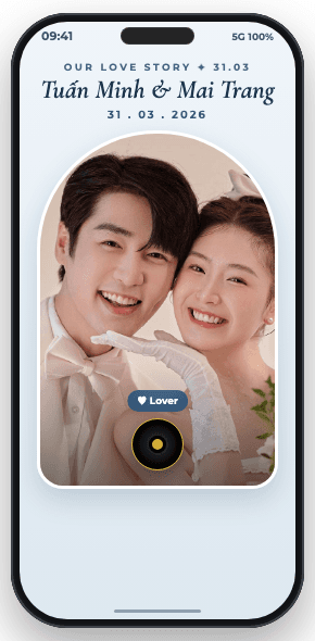 Mẫu thiệp cưới MẪU 03 - Lễ Vu Quy Tuấn Minh & Mai Trang