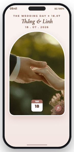 Mẫu thiệp cưới MẪU 13 - Lễ Thành Hôn Thắng & Linh